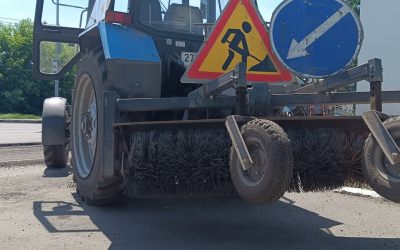 Услуги дорожной щетки на базе МТЗ - Саратов, заказать или взять в аренду