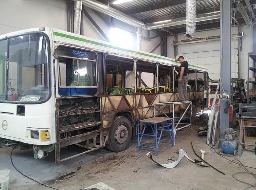 Ремонт автобусов, замена стекол, ремонт кузова стоимость ремонта и где отремонтировать - Саратов